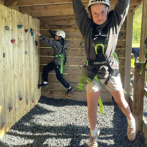 Laugharne - abseiling