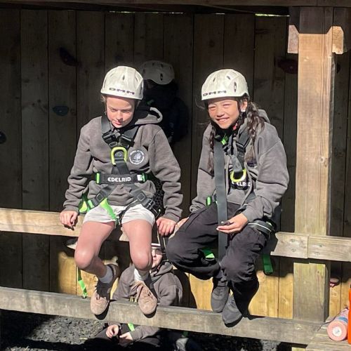 Laugharne - abseiling