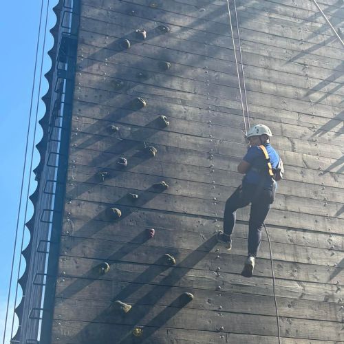 Amroths amazing abseiling