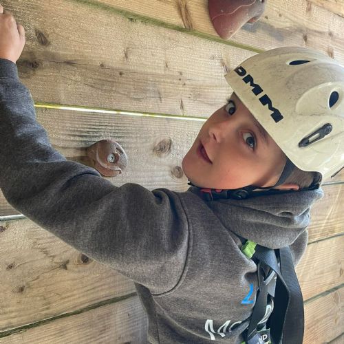 Laugharne - abseiling