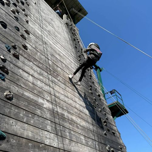 Caldey climbing and abseil