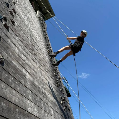 Caldey climbing and abseil