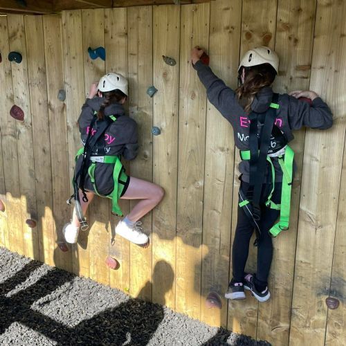 Laugharne - abseiling