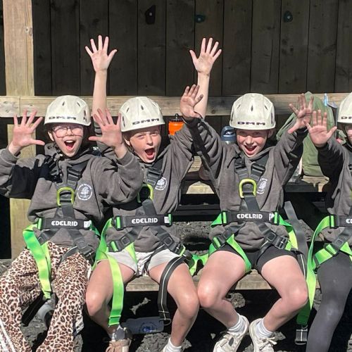 Laugharne - abseiling