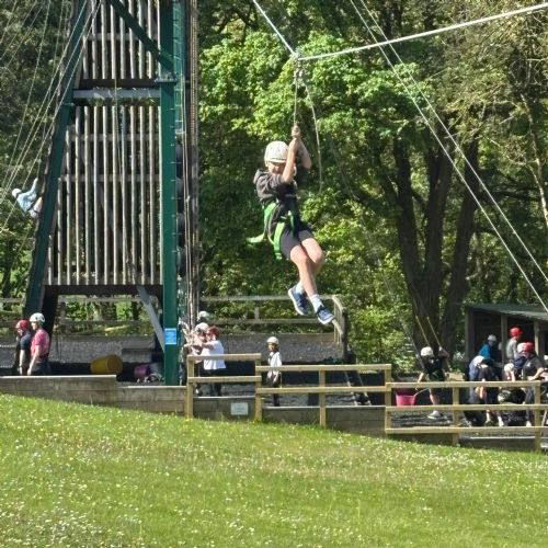 Amroth - zipline