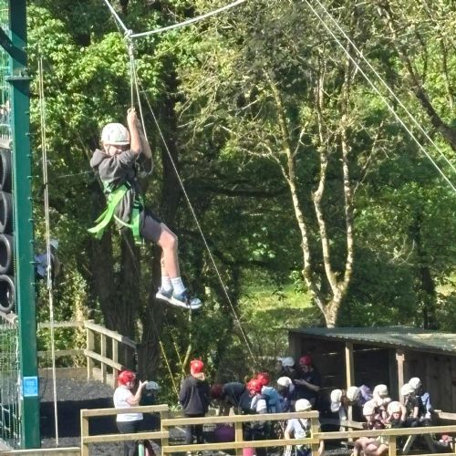 Amroth - zipline