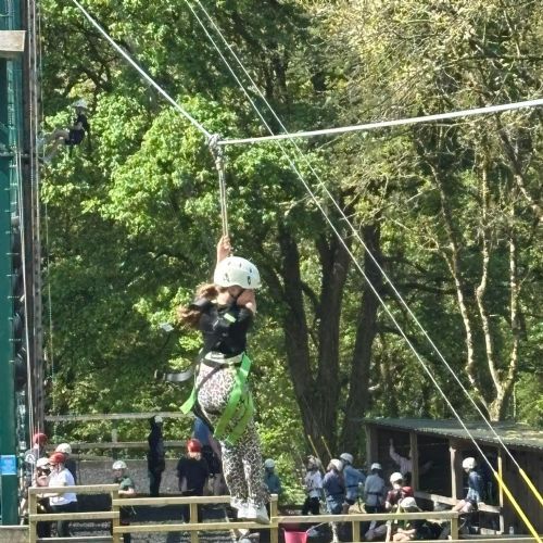 Amroth - zipline