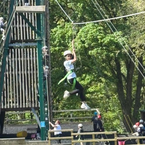 Amroth - zipline