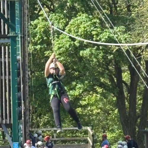 Amroth - zipline