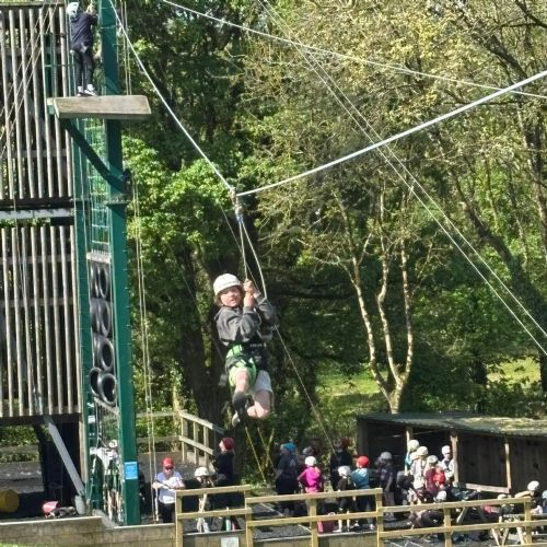 Amroth - zipline