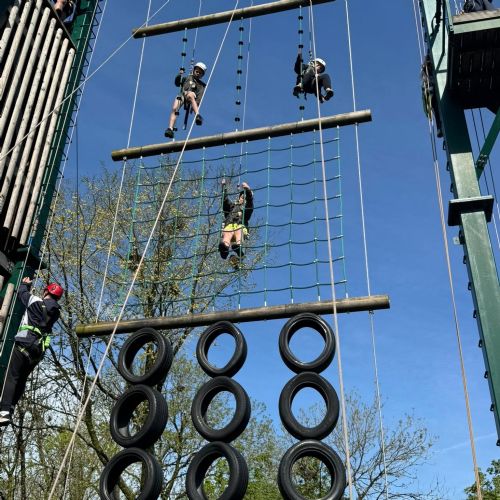 Angle - high ropes