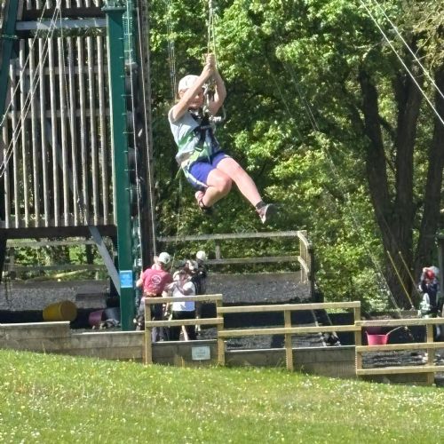 Amroth - zipline