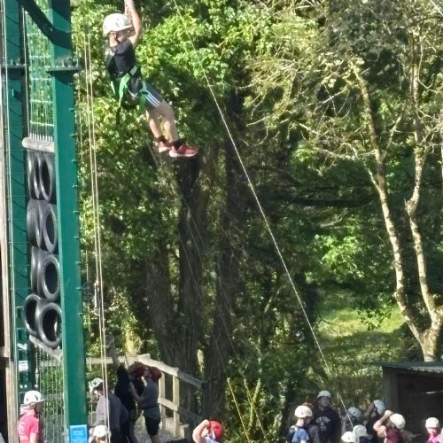 Amroth - zipline