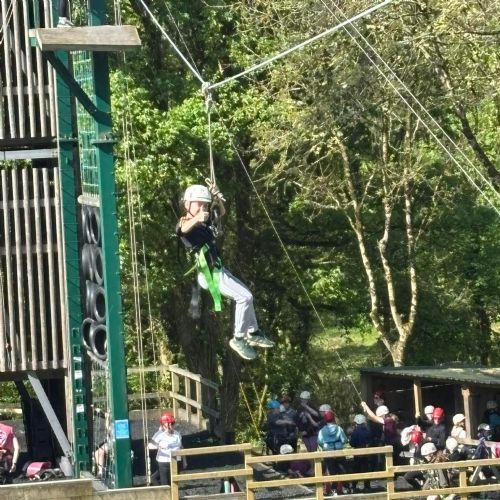 Amroth - zipline