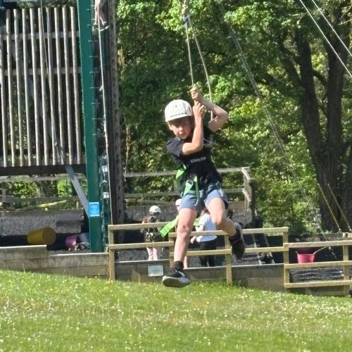 Amroth - zipline