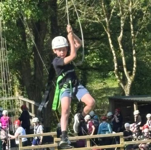 Amroth - zipline