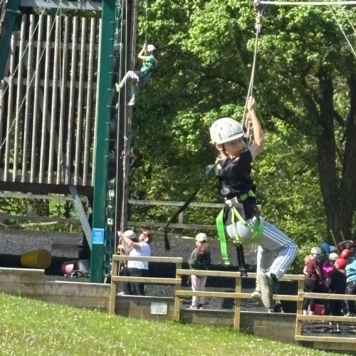 Amroth - zipline