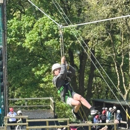 Amroth - zipline