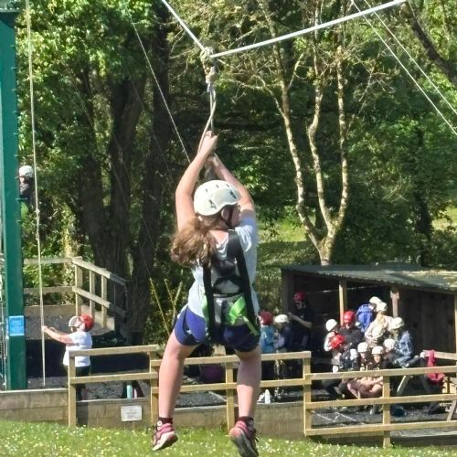 Amroth - zipline