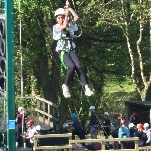 Amroth - zipline