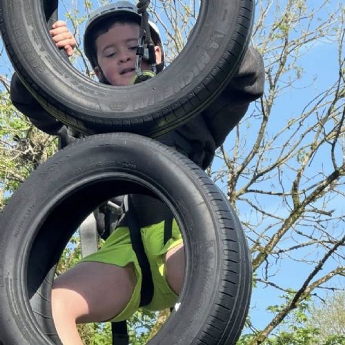 Angle - high ropes