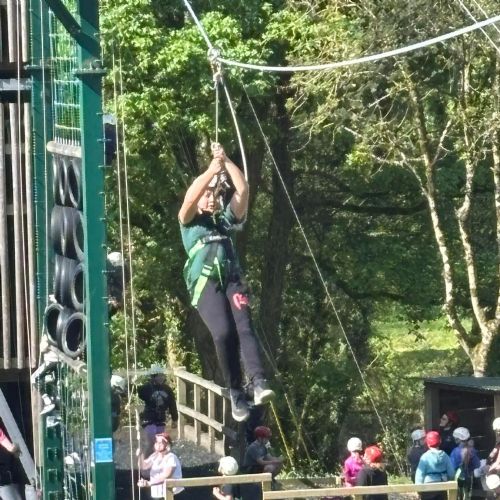 Amroth - zipline