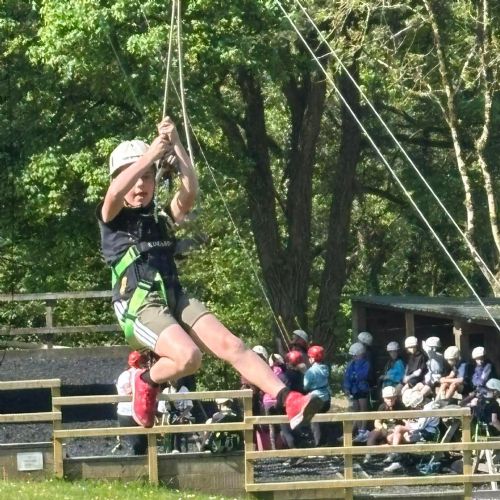 Amroth - zipline
