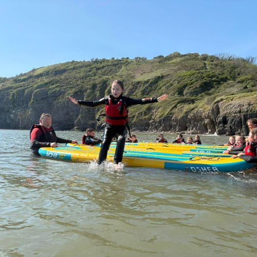 Team Dale and Ginst sea activities