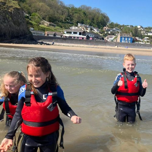 Team Dale and Ginst sea activities