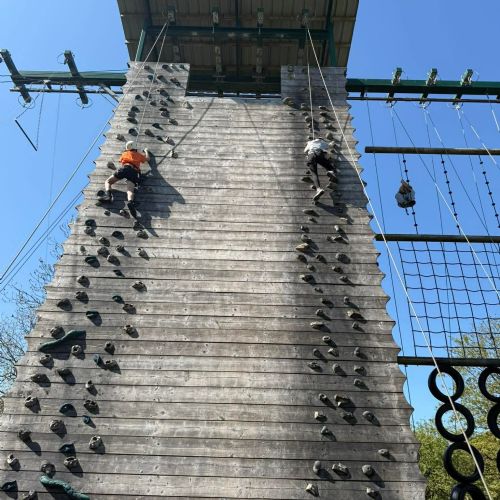 Caldey - climbing wall
