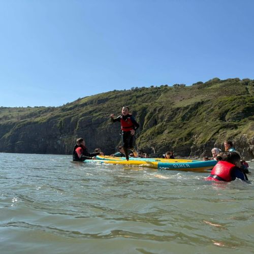 Team Dale and Ginst sea activities