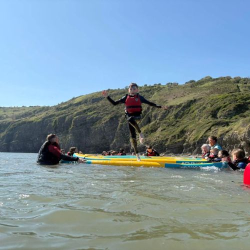 Team Dale and Ginst sea activities