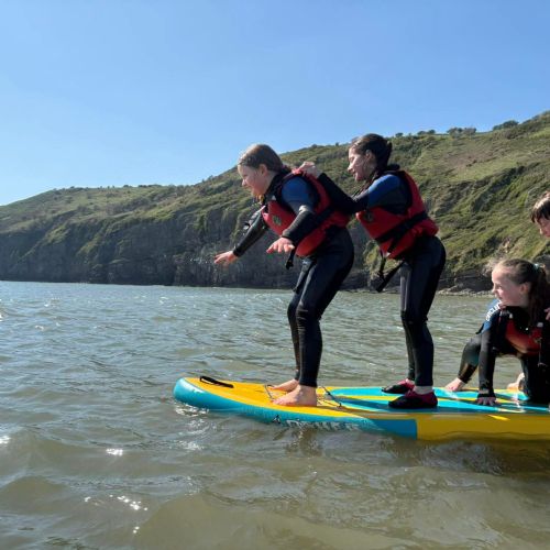 Team Dale and Ginst sea activities