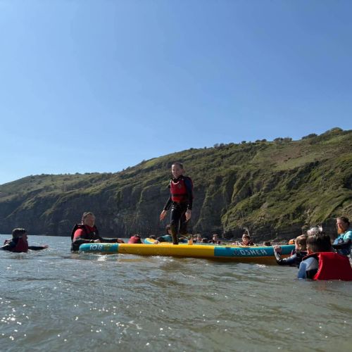 Team Dale and Ginst sea activities