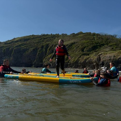 Team Dale and Ginst sea activities