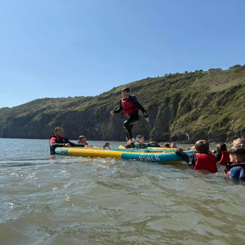 Team Dale and Ginst sea activities