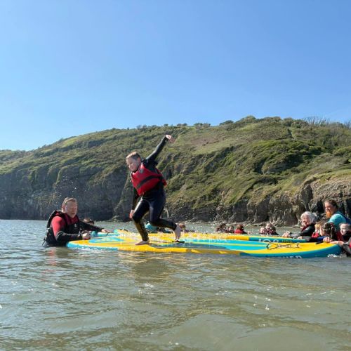 Team Dale and Ginst sea activities