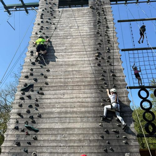 Caldey - climbing wall