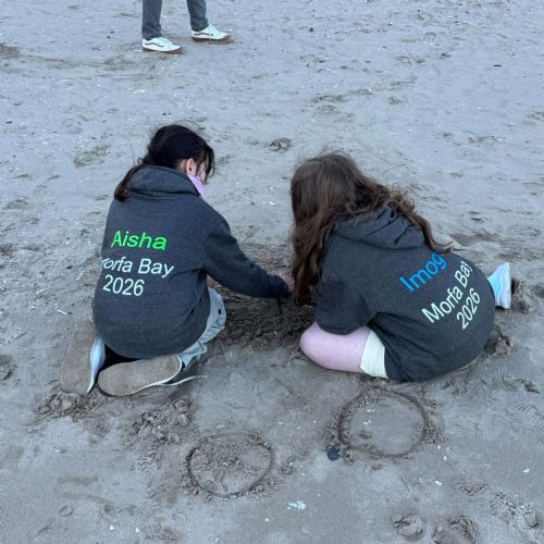 Evening walk down to beach after a fun filled afternoon of activities
