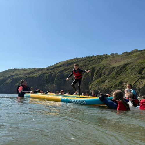 Team Dale and Ginst sea activities