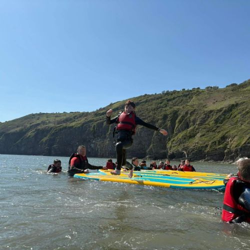 Team Dale and Ginst sea activities