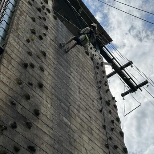 Angle’s awesome abseiling