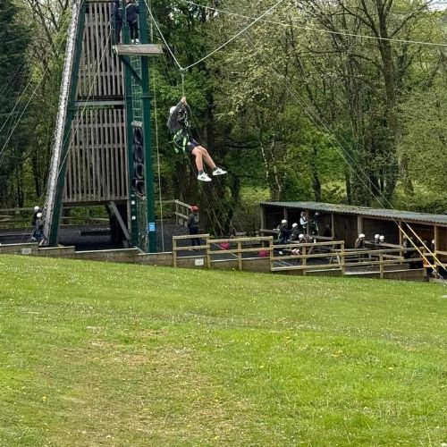 Caldey - zipline