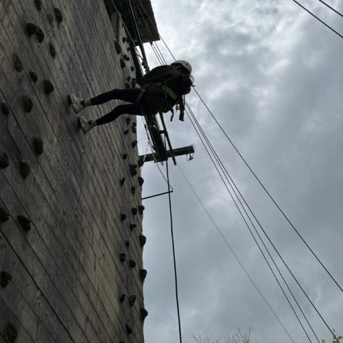 Angle’s awesome abseiling
