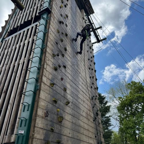 Angle’s awesome abseiling