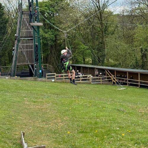 Caldey - zipline