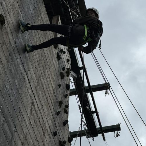 Angle’s awesome abseiling