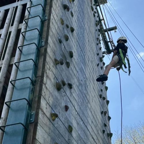 Angle’s awesome abseiling