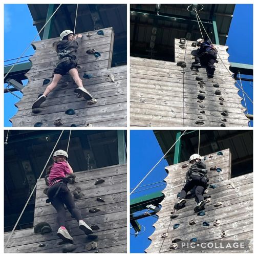 Laugharne - climbing wall